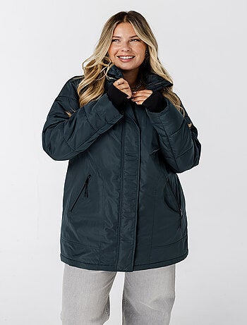 MS MODE Manteaux Veste zippée avec capuche