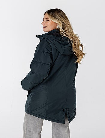 MS MODE Manteaux Veste zippée avec capuche