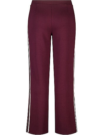 Ms mode pantalon à bande contrastante