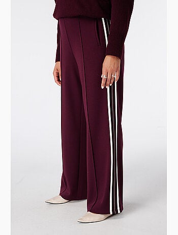 Ms mode pantalon à bande contrastante