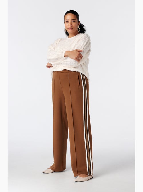 Ms mode pantalon à bande contrastante - Kiabi