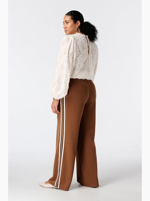 Ms mode pantalon à bande contrastante - Kiabi