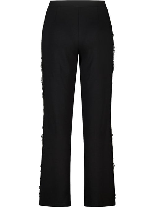 Ms mode pantalon à bande latérale en dentelle - Kiabi