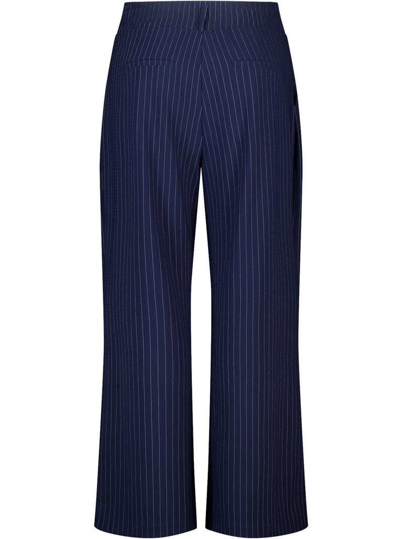 Ms mode pantalon à fines rayures Bleu marine - Kiabi