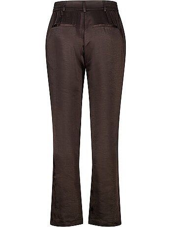 Ms mode pantalon aspect satiné