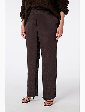 Ms mode pantalon aspect satiné