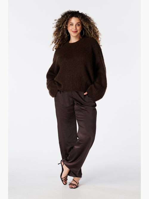 Ms mode pantalon aspect satiné - Kiabi Ms mode pantalon aspect satiné - Kiabi