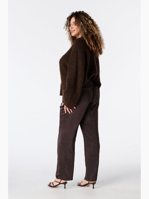 Ms mode pantalon aspect satiné - Kiabi Ms mode pantalon aspect satiné - Kiabi