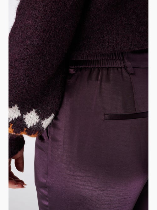 Ms mode pantalon aspect satiné - Kiabi