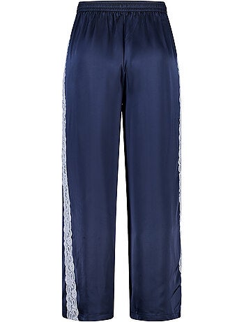 Ms mode pantalon avec détails en dentelle sur les côtés