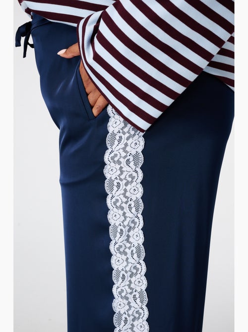 Ms mode pantalon avec détails en dentelle sur les côtés - Kiabi Ms mode pantalon avec détails en dentelle sur les côtés - Kiabi