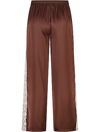 Ms mode pantalon avec détails en dentelle sur les côtés