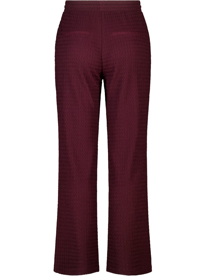 Ms mode pantalon avec taille élastique Bordeaux - Kiabi