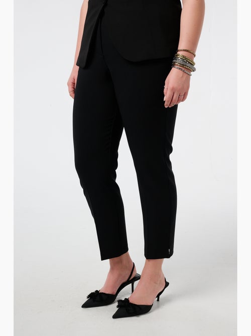Ms mode pantalon droit à taille élastique - Kiabi