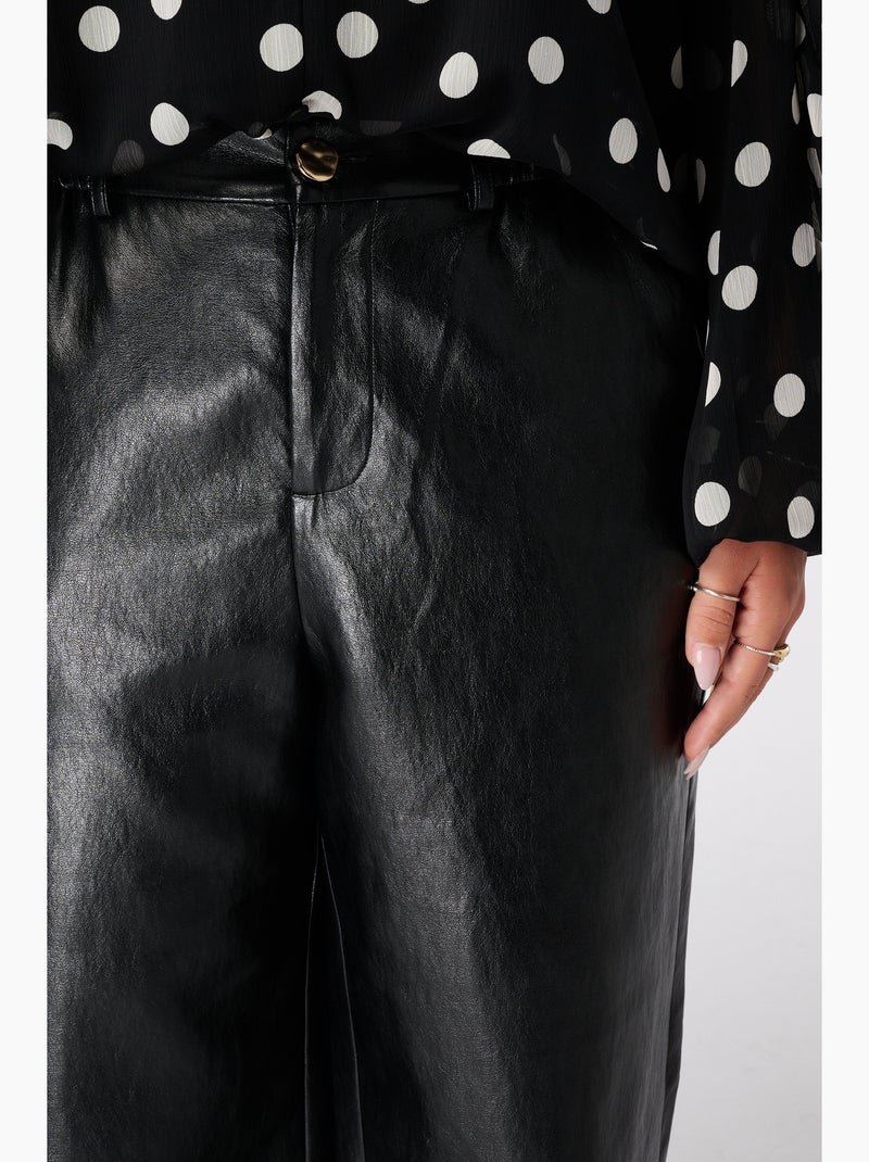 Ms mode pantalon droit Noir - Kiabi