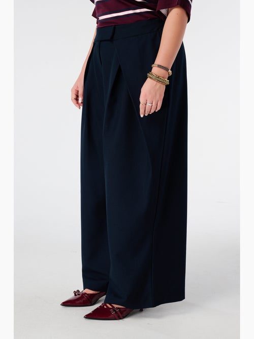 Ms mode pantalon large à plis - Kiabi Ms mode pantalon large à plis - Kiabi