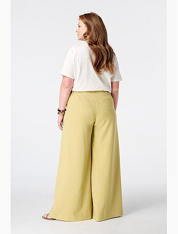 Ms mode pantalon large avec ceinture