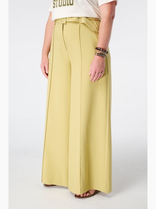 Ms mode pantalon large avec ceinture - Kiabi