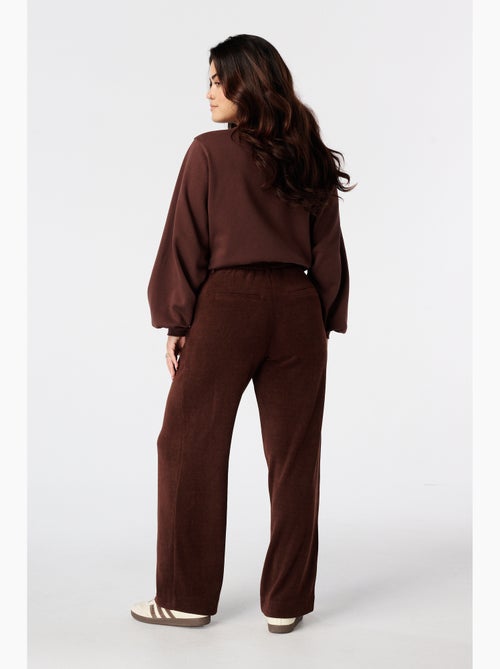 Ms mode pantalon large en velours côtelé - Kiabi Ms mode pantalon large en velours côtelé - Kiabi