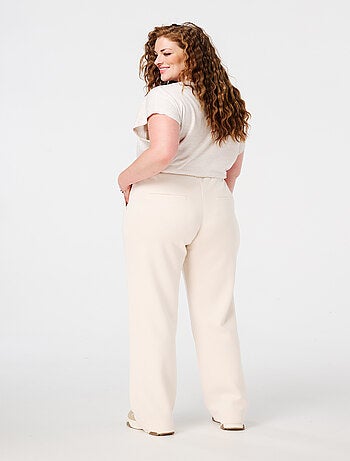 MS MODE Pantalon Pantalon à couture partielle