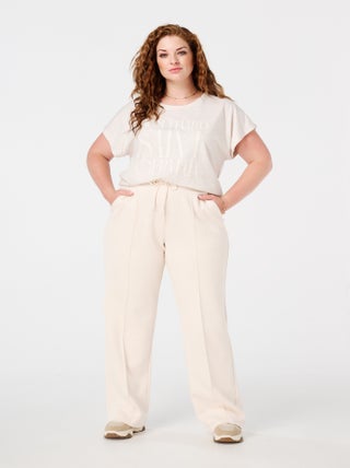MS MODE Pantalon Pantalon à couture partielle