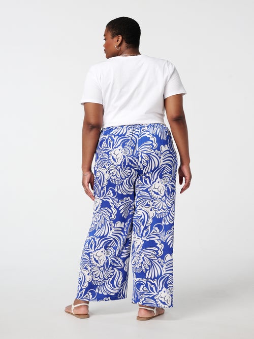 MS MODE Pantalon Pantalon à imprimé - Kiabi