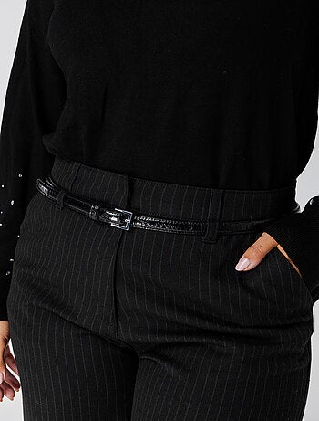 MS MODE Pantalon Pantalon avec ceinture