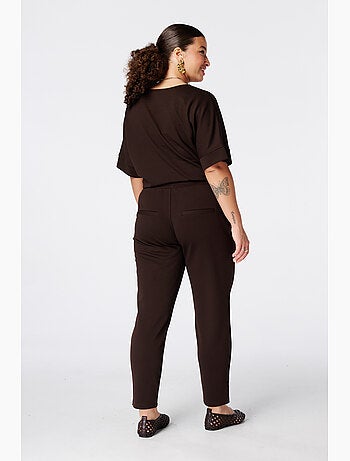 Ms Mode Pantalon pantalon avec cordon coulissant