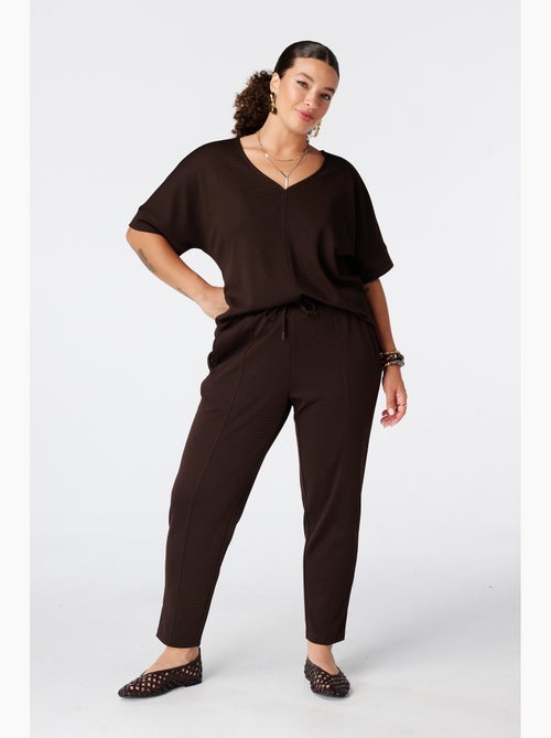 Ms Mode Pantalon pantalon avec cordon coulissant - Kiabi