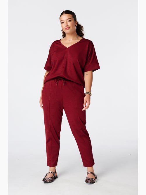 Ms Mode Pantalon pantalon avec cordon coulissant - Kiabi Ms Mode Pantalon pantalon avec cordon coulissant - Kiabi