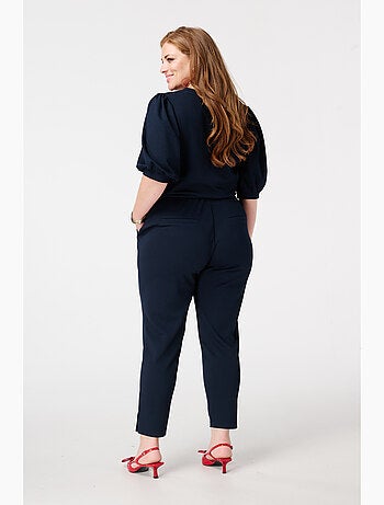 MS MODE Pantalon Pantalon avec couture décorative