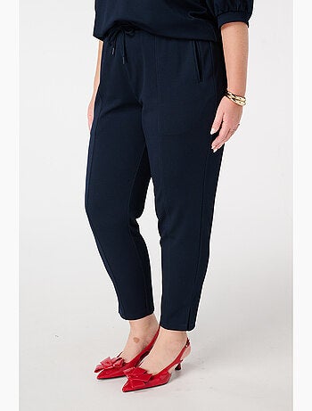 MS MODE Pantalon Pantalon avec couture décorative