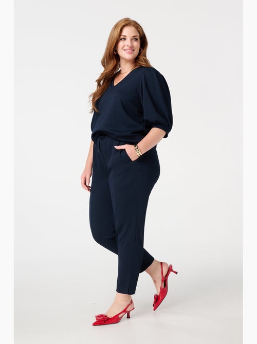 MS MODE Pantalon Pantalon avec couture décorative - Kiabi