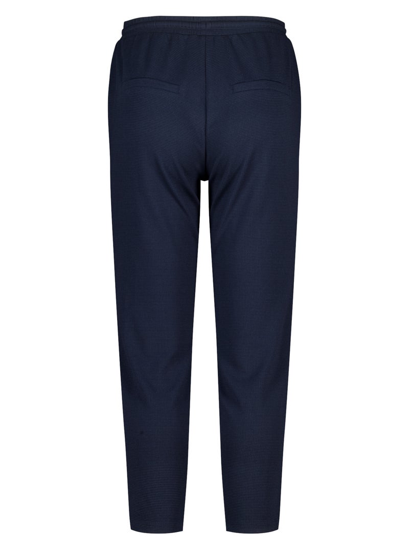 MS MODE Pantalon Pantalon avec couture décorative Bleu marine - Kiabi