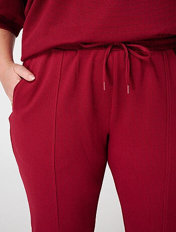 MS MODE Pantalon Pantalon avec couture décorative