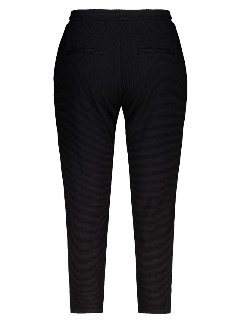 MS MODE Pantalon Pantalon avec taille élastique Noir Noir - Kiabi