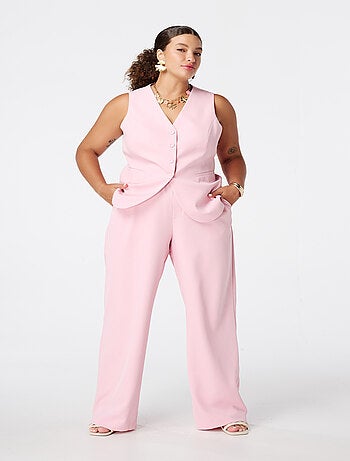 MS MODE Pantalon Pantalon avec taille élastiquée