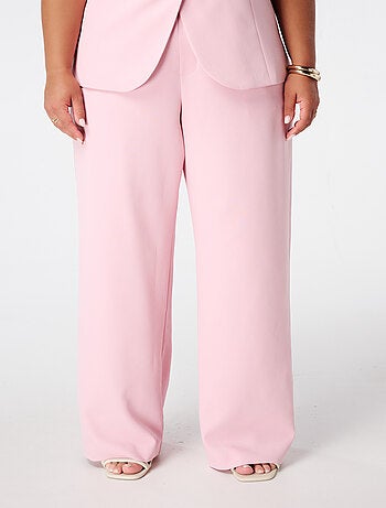 MS MODE Pantalon Pantalon avec taille élastiquée