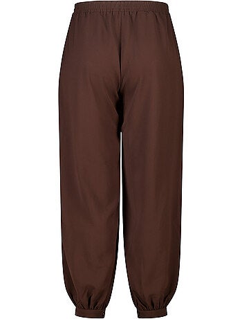 MS MODE Pantalon Pantalon ballon avec taille élastique