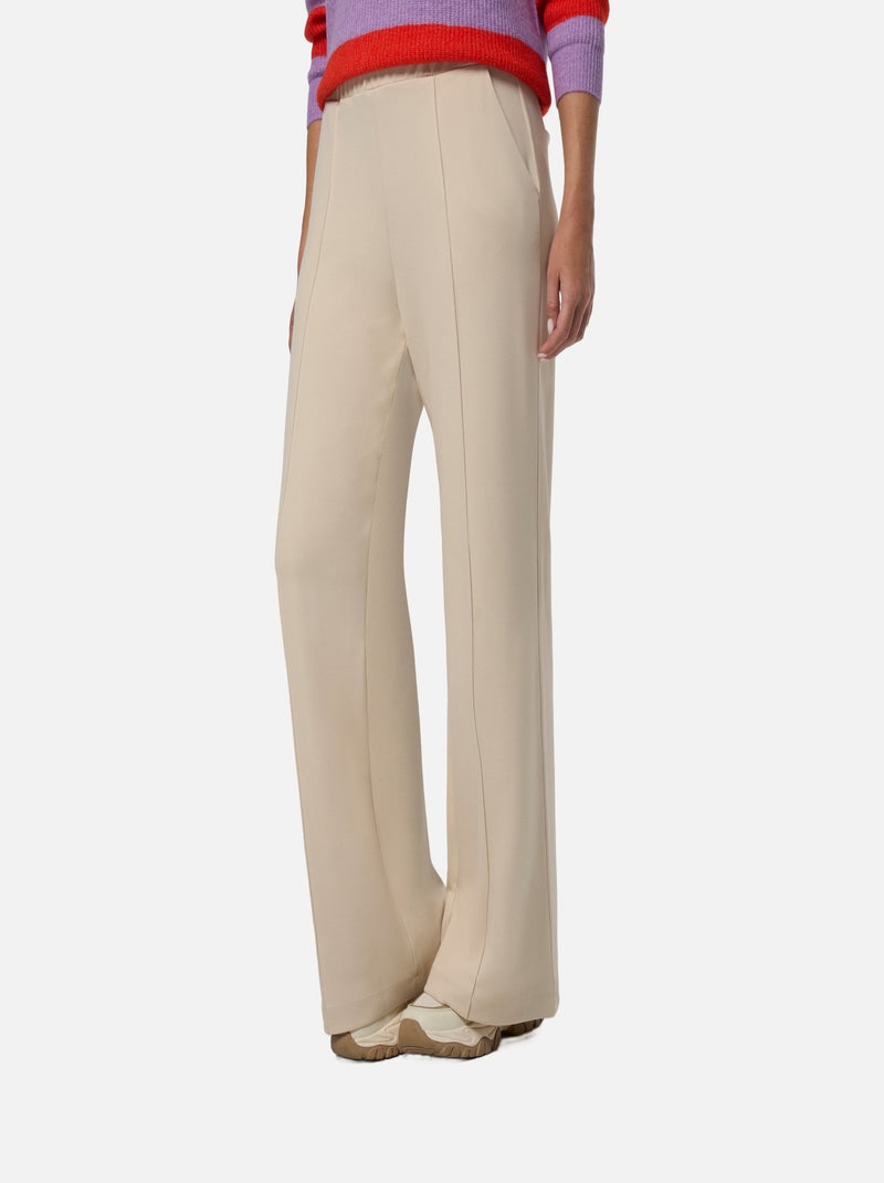 MS MODE Pantalon Pantalon coupe droite Blanc cassé - Kiabi