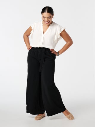 MS MODE Pantalon Pantalon coupe droite