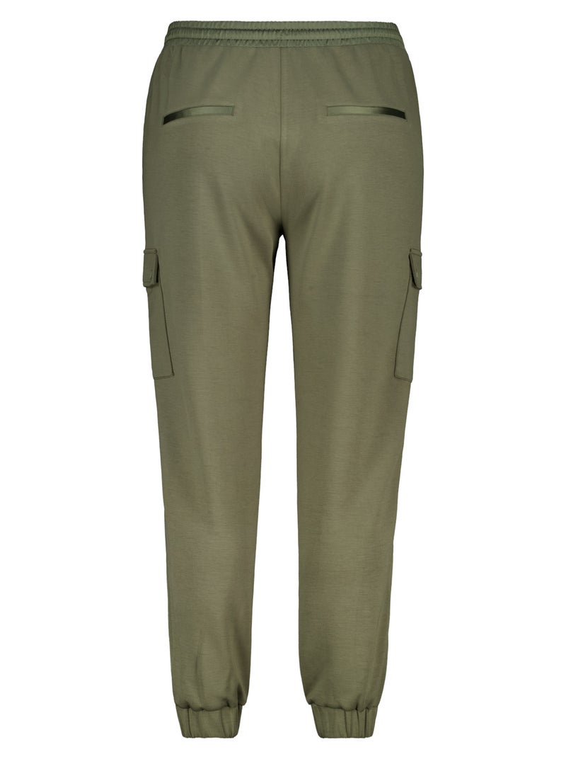 MS MODE Pantalon Pantalon de survêtement avec poches Vert sauge/Blanc cassé/Sable - Kiabi