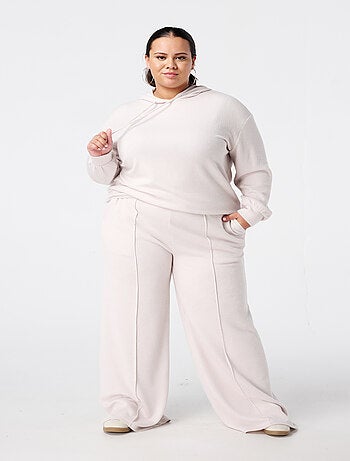 MS MODE Pantalon Pantalon droit à taille élastique