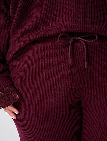 MS MODE Pantalon Pantalon droit à taille élastique