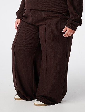 MS MODE Pantalon Pantalon droit à taille élastique