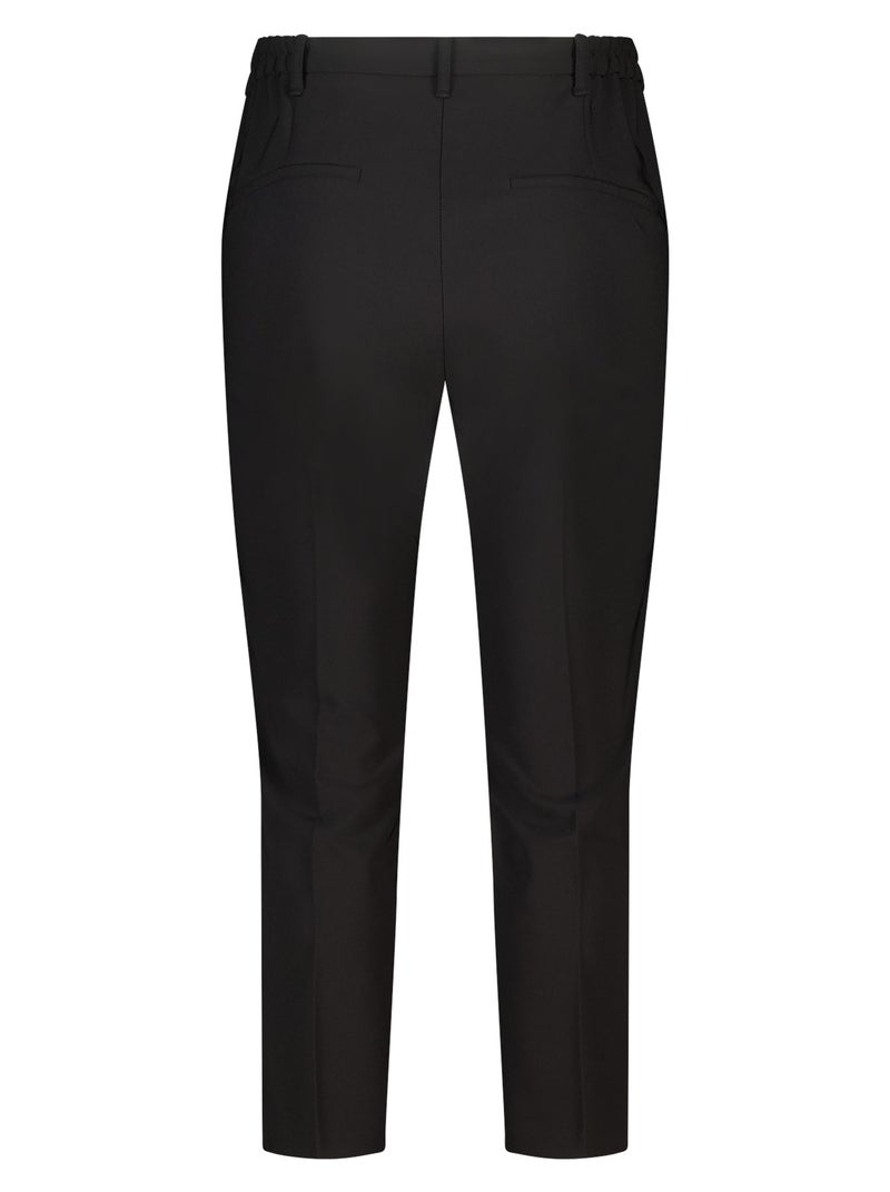 MS MODE Pantalon Pantalon droit à taille élastique Noir - Kiabi