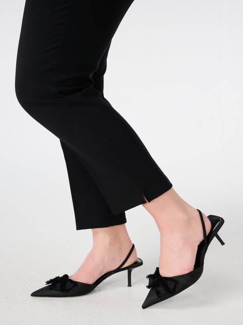 MS MODE Pantalon Pantalon droit à taille élastique - Kiabi