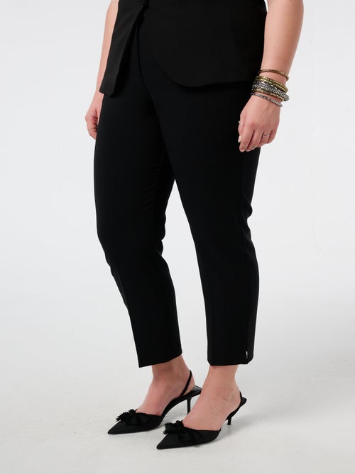 MS MODE Pantalon Pantalon droit à taille élastique - Kiabi
