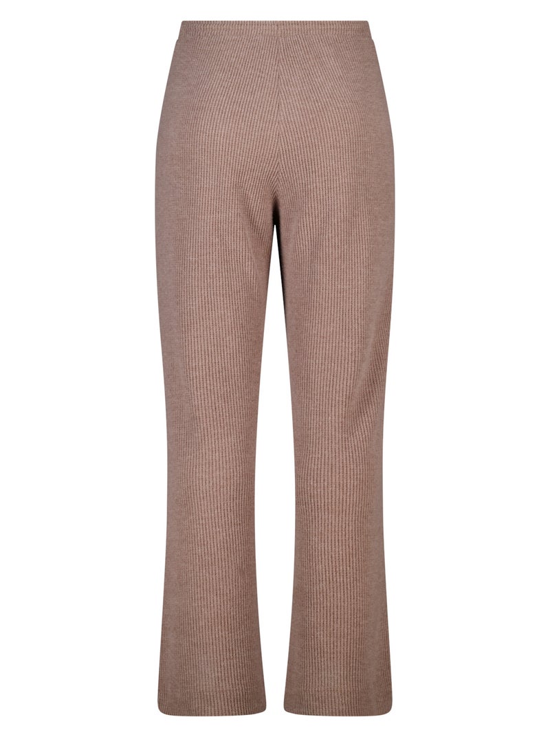 MS MODE Pantalon Pantalon droit à taille élastique Sable - Kiabi