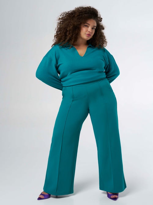 MS MODE Pantalon Pantalon droit extensible - Kiabi